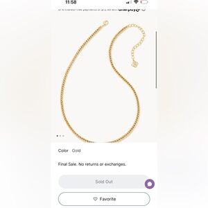 Kinsley Chain Necklace in Gold